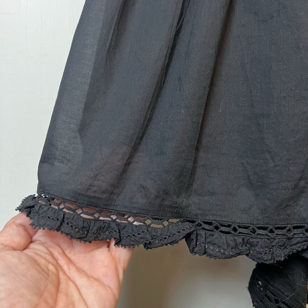 Aritzia Sunday Best Angela Dress Black Mini Strappy Sz L - Picture 9 of 15